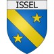 Issel 11 ville Stickers blason autocollant adhésif