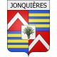 Jonquières 11 ville Stickers blason autocollant adhésif