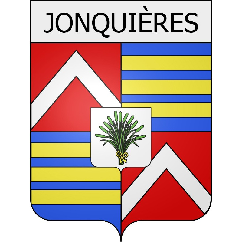 Stickers coat of arms Escales adhesive sticker