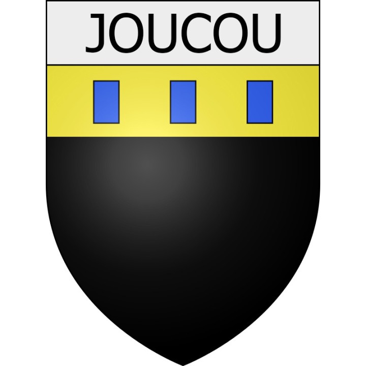 Joucou 11 ville Stickers blason autocollant adhésif