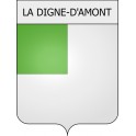 La Digne-d'Amont 11 ville Stickers blason autocollant adhésif