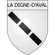 La Digne-d'Aval 11 ville Stickers blason autocollant adhésif