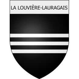 La Louvière-Lauragais Sticker wappen, gelsenkirchen, augsburg, klebender aufkleber