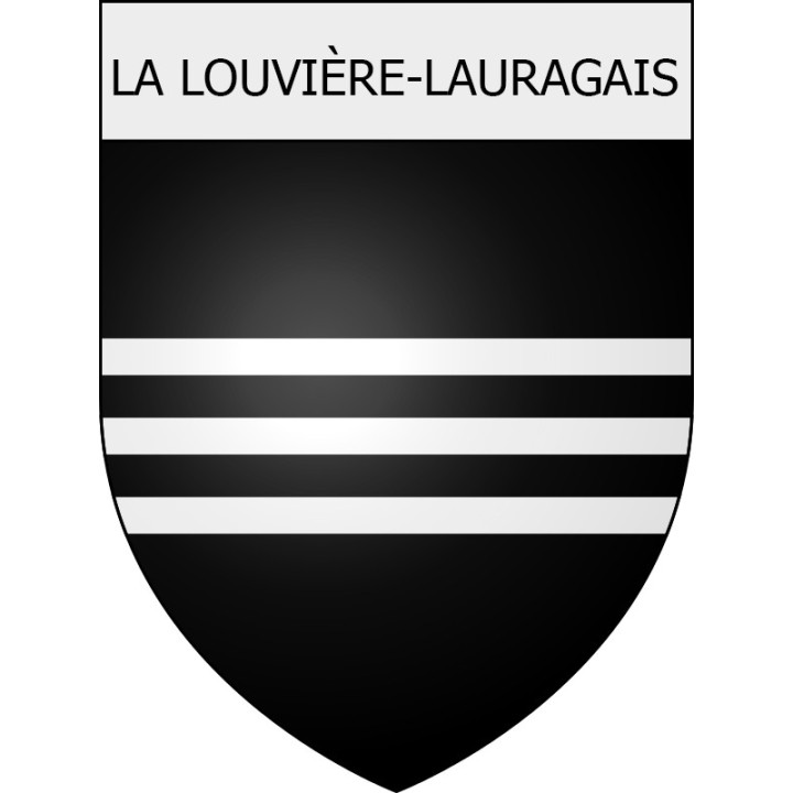 La Louvière-Lauragais Sticker wappen, gelsenkirchen, augsburg, klebender aufkleber