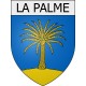 La Palme 11 ville Stickers blason autocollant adhésif