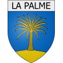 La Palme 11 ville Stickers blason autocollant adhésif