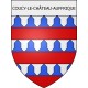 coucy-le-château-auffrique 02 ville Stickers blason autocollant adhésif