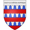 coucy-le-château-auffrique 02 ville Stickers blason autocollant adhésif