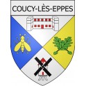 coucy-lès-eppes 02 ville Stickers blason autocollant adhésif