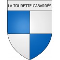 La Tourette-Cabardès 11 ville Stickers blason autocollant adhésif