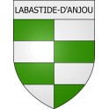 Labastide-d'Anjou 11 ville Stickers blason autocollant adhésif