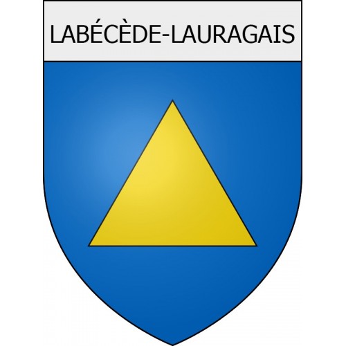 Labécède-Lauragais 11 ville Stickers blason autocollant adhésif