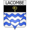 Lacombe 11 ville Stickers blason autocollant adhésif