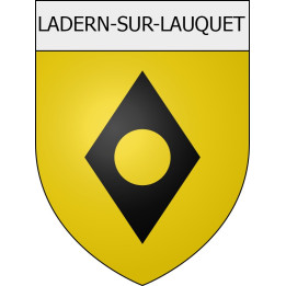 Ladern-sur-Lauquet 11 ville Stickers blason autocollant adhésif