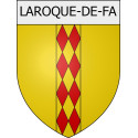 Laroque-de-Fa 11 ville Stickers blason autocollant adhésif
