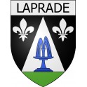 Laprade 11 ville Stickers blason autocollant adhésif