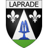 Laprade 11 ville Stickers blason autocollant adhésif