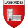 Lasbordes 11 ville Stickers blason autocollant adhésif