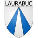 Laurabuc 11 ville Stickers blason autocollant adhésif