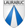 Laurabuc 11 ville Stickers blason autocollant adhésif