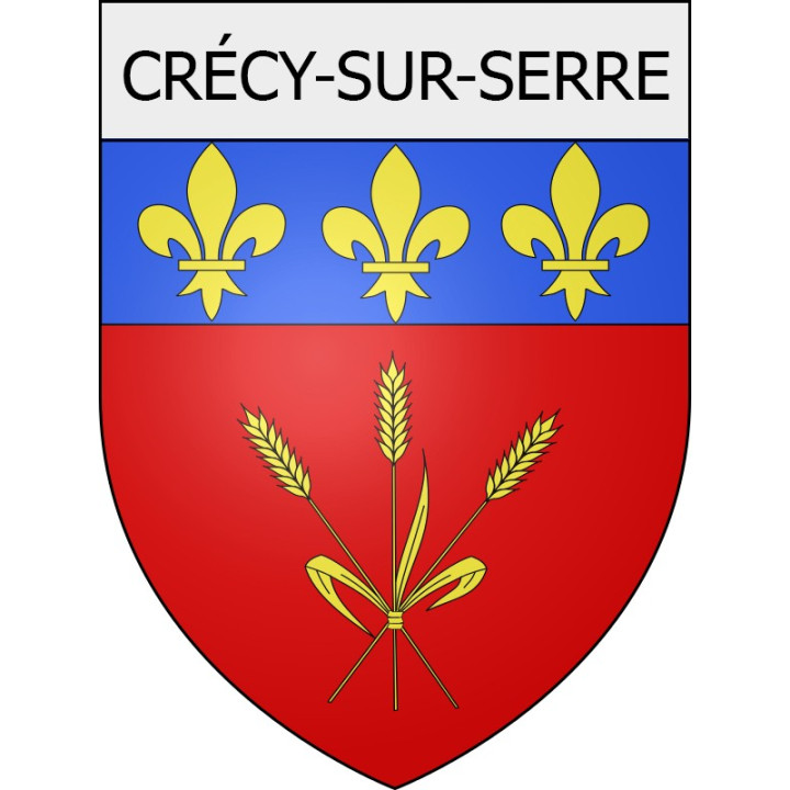 Pegatinas escudo de armas de Braine adhesivo de la etiqueta engomada