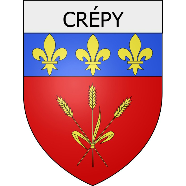 Pegatinas escudo de armas de Braine adhesivo de la etiqueta engomada