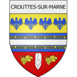 Pegatinas escudo de armas de Braine adhesivo de la etiqueta engomada