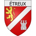 étreux 02 ville Stickers blason autocollant adhésif