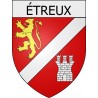 Pegatinas escudo de armas de Braine adhesivo de la etiqueta engomada