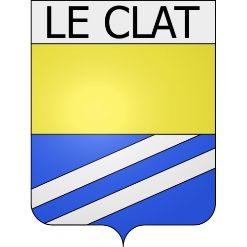 Le Clat 11 ville Stickers blason autocollant adhésif