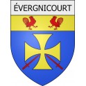évergnicourt 02 ville Stickers blason autocollant adhésif