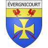 évergnicourt 02 ville Stickers blason autocollant adhésif