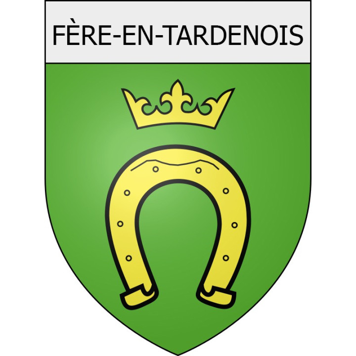 fère-en-tardenois 02 ville Stickers blason autocollant adhésif