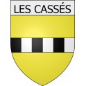 Les Cassés 11 ville Stickers blason autocollant adhésif