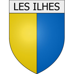 Pegatinas escudo de armas de Escales adhesivo de la etiqueta engomada