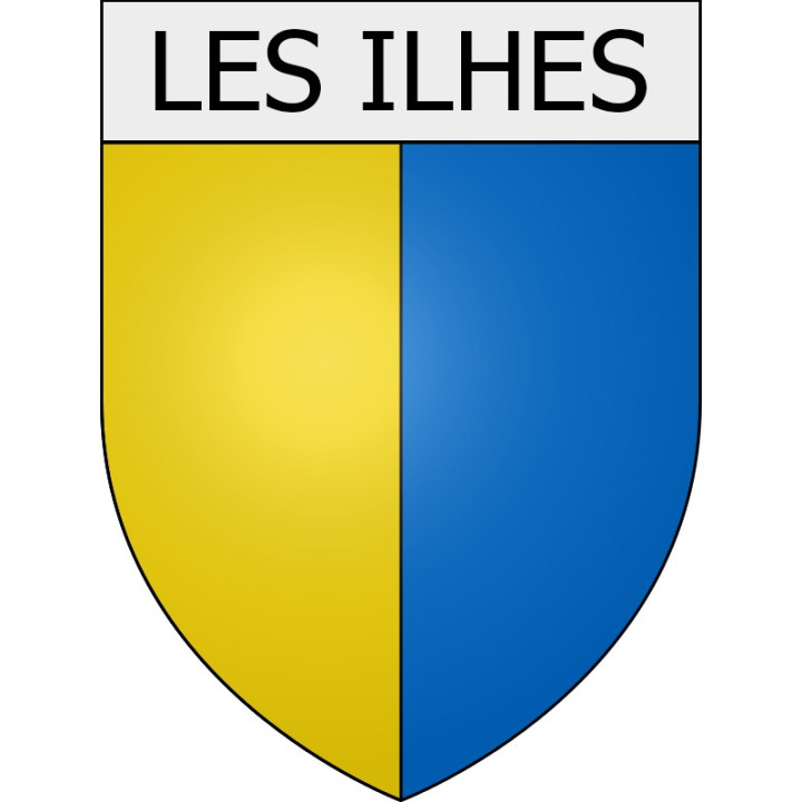 Stickers coat of arms Escales adhesive sticker