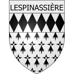 Lespinassière 11 ville Stickers blason autocollant adhésif