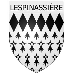 Lespinassière 11 ville Stickers blason autocollant adhésif