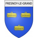 fresnoy-le-grand 02 ville Stickers blason autocollant adhésif