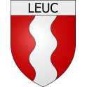 Leuc 11 ville Stickers blason autocollant adhésif