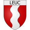 Leuc 11 ville Stickers blason autocollant adhésif
