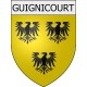 guignicourt 02 ville Stickers blason autocollant adhésif