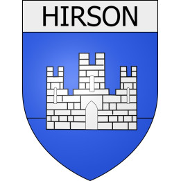 hirson 02 ville Stickers blason autocollant adhésif
