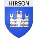 hirson 02 ville Stickers blason autocollant adhésif