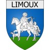 Limoux 11 ville Stickers blason autocollant adhésif
