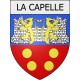 la-capelle 02 ville Stickers blason autocollant adhésif