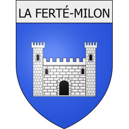la-ferté-milon 02 ville Stickers blason autocollant adhésif