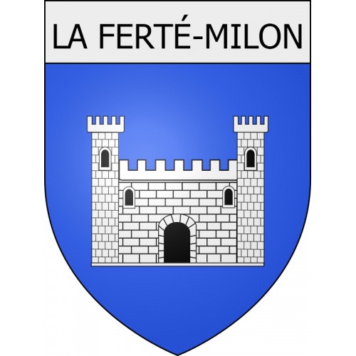 la-ferté-milon 02 ville Stickers blason autocollant adhésif