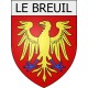 Adesivi stemma Braine adesivo