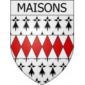 Maisons 11 ville Stickers blason autocollant adhésif
